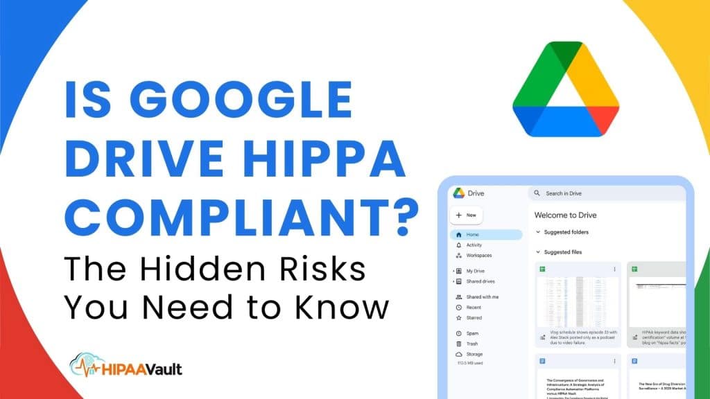 Is Google Drive HIPAA Compliant